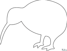 kiwi Kolorowanki Do Druku